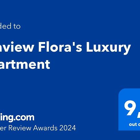 Seaview Flora'S Luxury Apartment-300Meters From The Beach Rethymno Exteriör bild