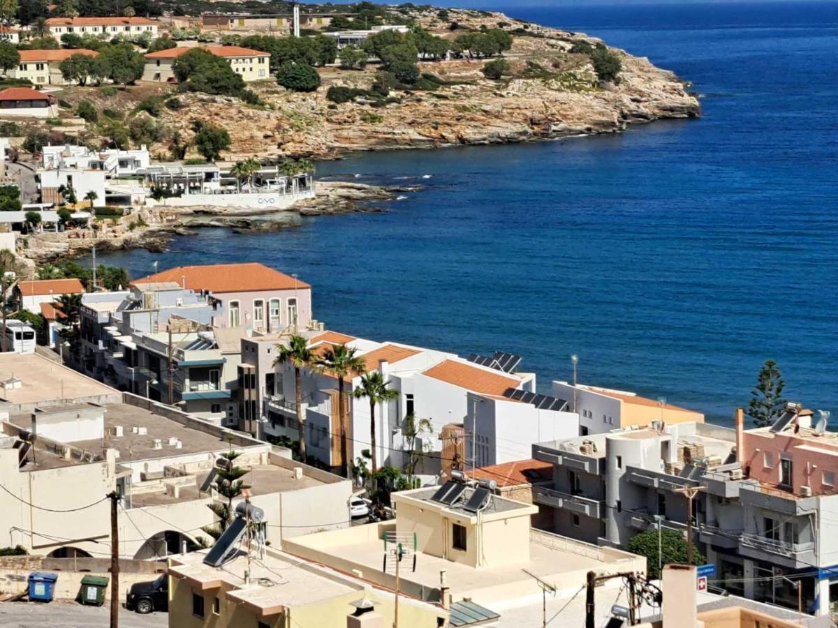 Seaview Flora'S Luxury Apartment-300Meters From The Beach Rethymno Exteriör bild