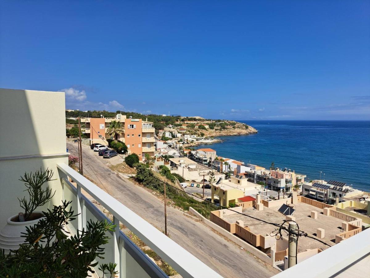 Seaview Flora'S Luxury Apartment-300Meters From The Beach Rethymno Exteriör bild