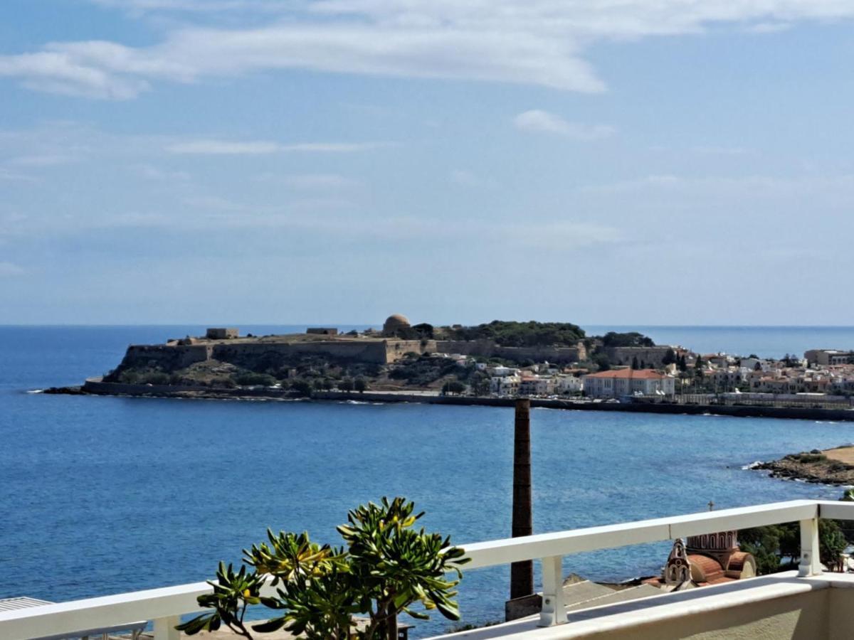Seaview Flora'S Luxury Apartment-300Meters From The Beach Rethymno Exteriör bild