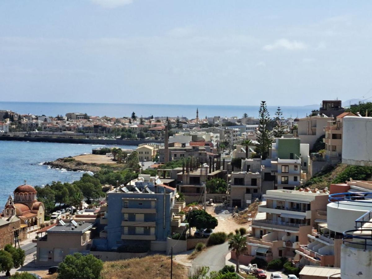 Seaview Flora'S Luxury Apartment-300Meters From The Beach Rethymno Exteriör bild