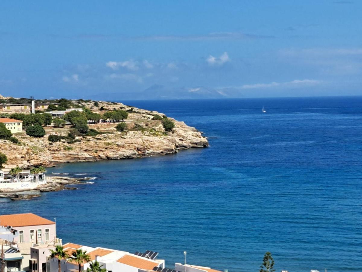 Seaview Flora'S Luxury Apartment-300Meters From The Beach Rethymno Exteriör bild